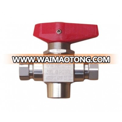 Cheap 3-way Ball Valve for CNG Dispenser with High Quality