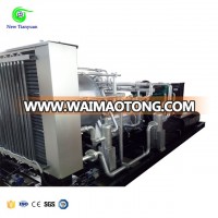 Gas Pressure Boosting Compressor with Low Noise